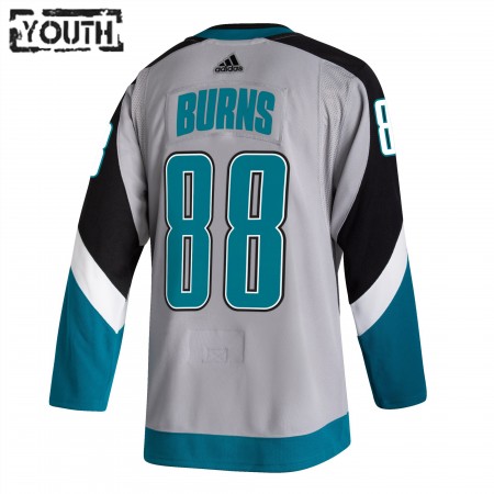 San Jose Sharks Brent Burns 88 2020-21 Reverse Retro Authentic Shirt - Kinderen
